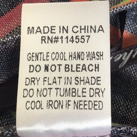 THML Blue Pink Orange Stripe Embroidered
Hem Tie Waist Cotton Blend Shorts NEW - Picture 16 of 16